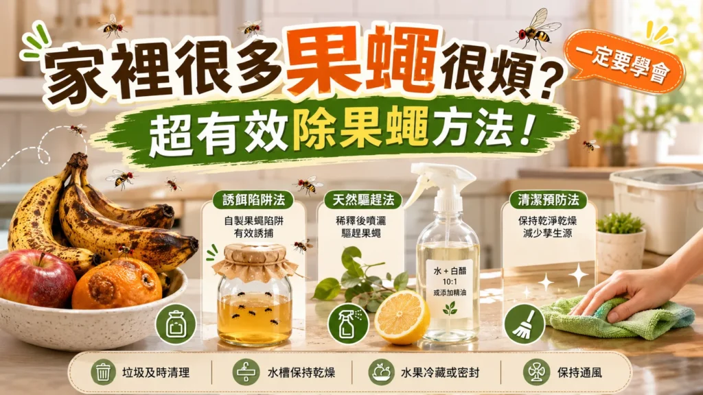 如何有效消除果蠅