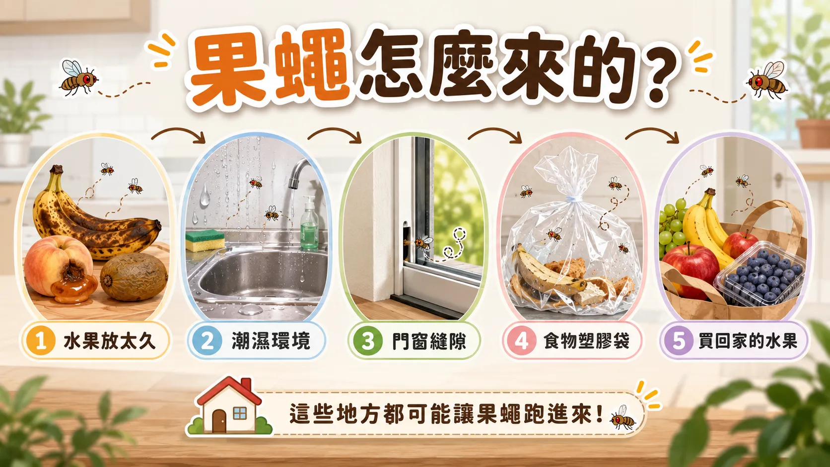 果蠅都是怎麼來的？